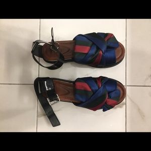 ASOS platform sandals with bow UK 9